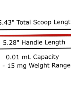 Micro Scoops 5mg to 10mg scoop 25 Count Plastic Milligram Measuring Spoons,  0.006 mL Capacity Micro Scoop, BPA-Free, Static-Free, Long Handled