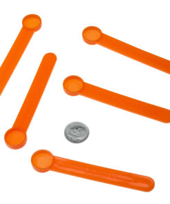 1/8 Teaspoon (0.625 cc) Plastic Scoops (Orange)
